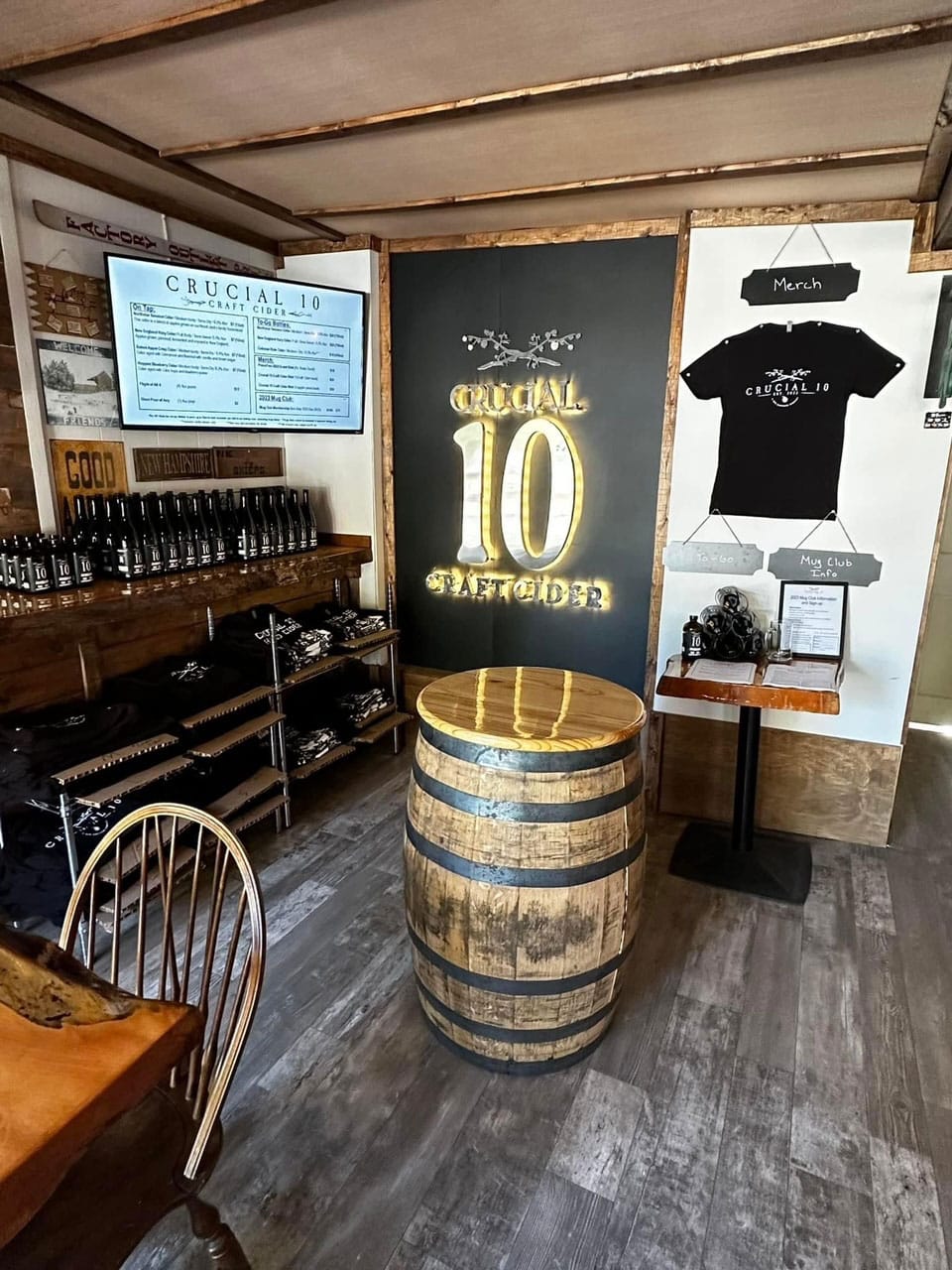 Taproom at Crucial 10 Craft Cider