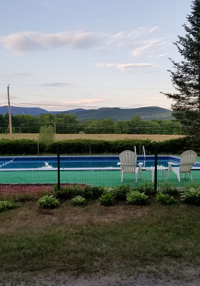 Pool with Mountain View